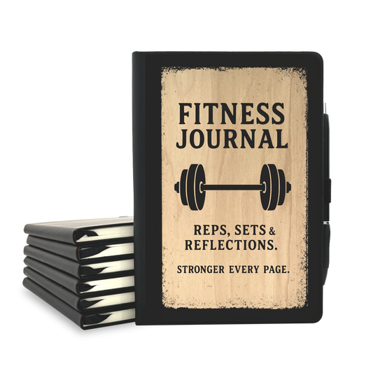 Fitness Journal - Wood Cover