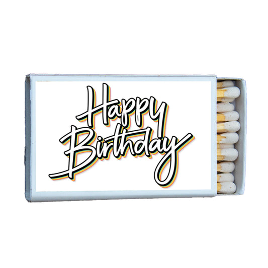 Happy Birthday Matches • Home Decor Matchbox