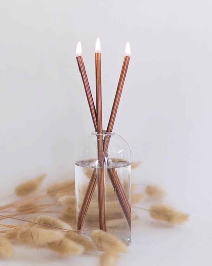 Copper Everlasting Candles - Reusable Steel Oil Candles
