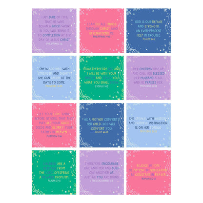 Verses for Mothers Bible Verse Card Set with Display Stand