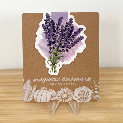 Lavender Magnetic Bookmark