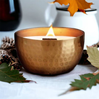 Candle Brass 14oz Astd