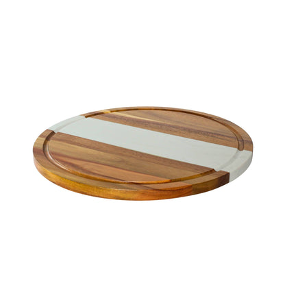 Magnetic Acacia Wood Block with 4 Cheese Tools