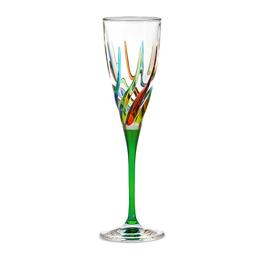 Trix Multi Champagne Flute - Venetian Glass