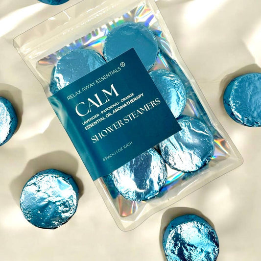 Relax Away Essentials - Calm Shower Steamers 6 Pack - Made in USA