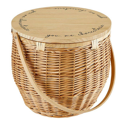 Picnic Basket Table Charcuterie