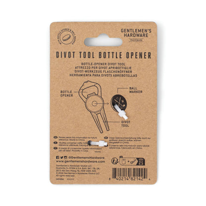 Gentlemen's Hardware - Divot Tool Bottle Opener