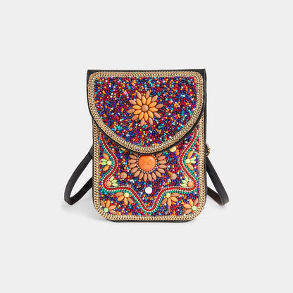 Artisan Beaded Crossbody
