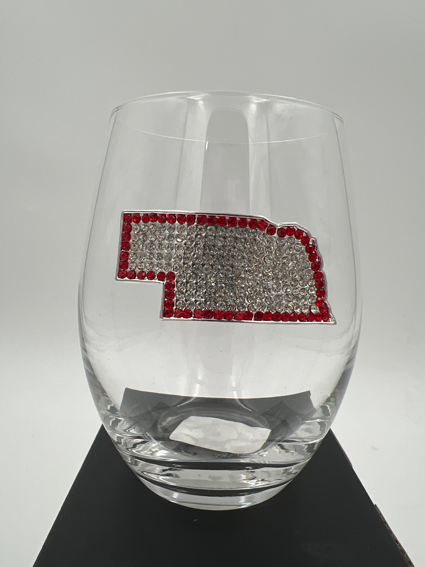 Nebraska Stemless Wine Glass