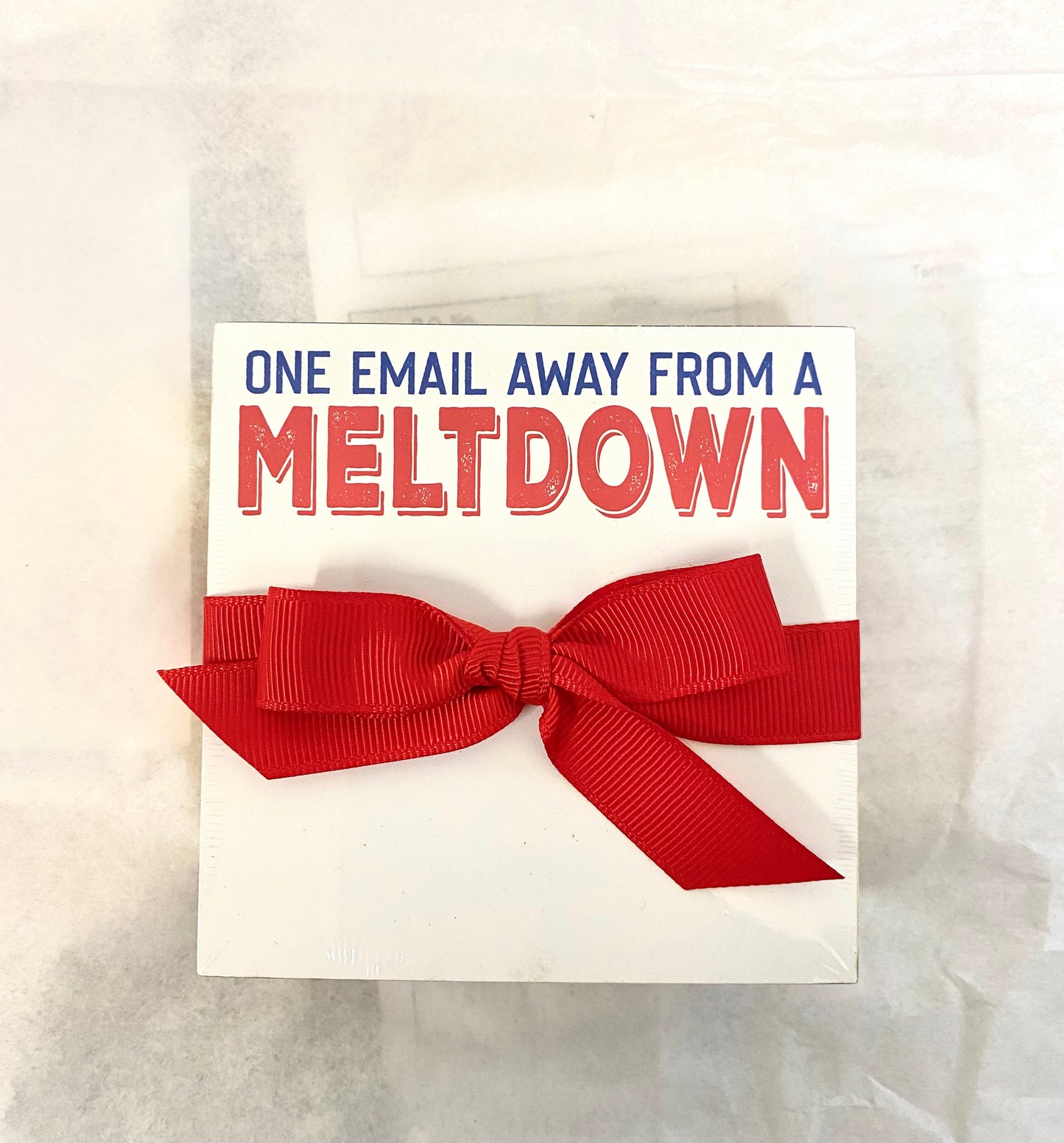 Mini Luxe Notepad - One Email Away form a Meltdown