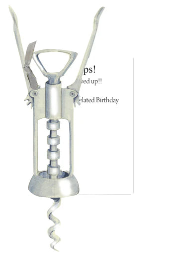 Corkscrew Greeting Card