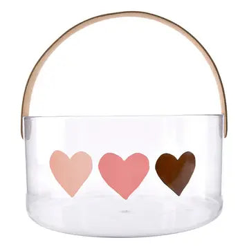 Acrylic Ice Bucket-Hearts