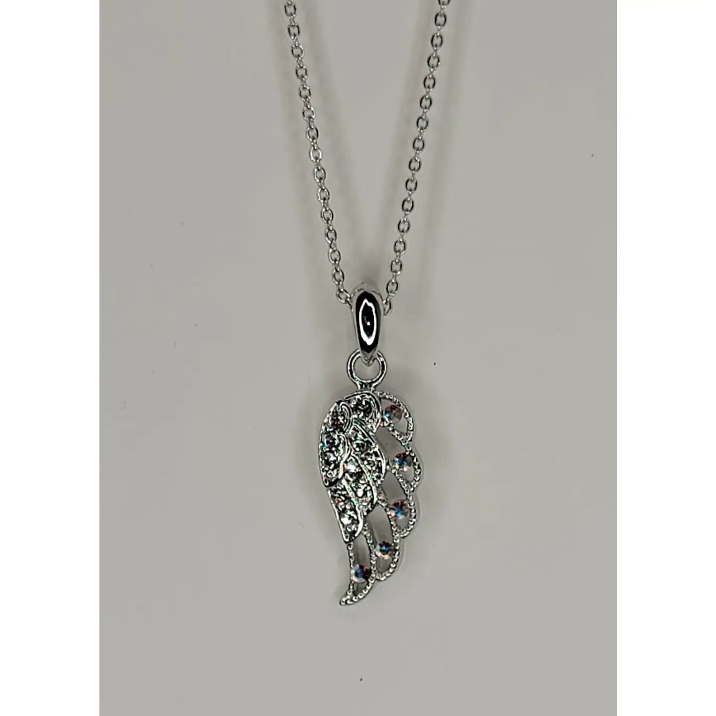 Angel Wing Necklace-Silver