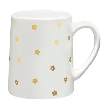 Artisan Tapered Mug-Flowers