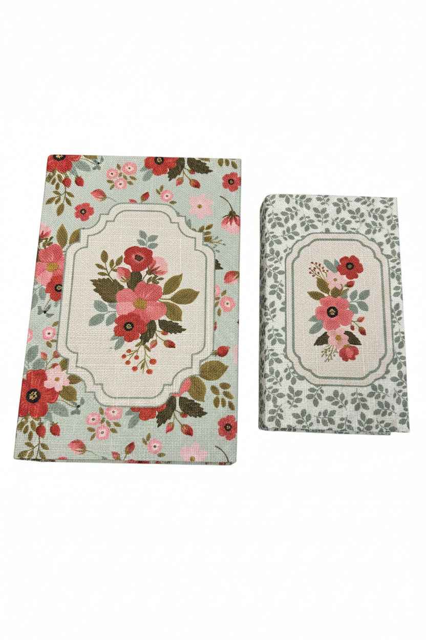 Floral Book Decor (2 pc set)