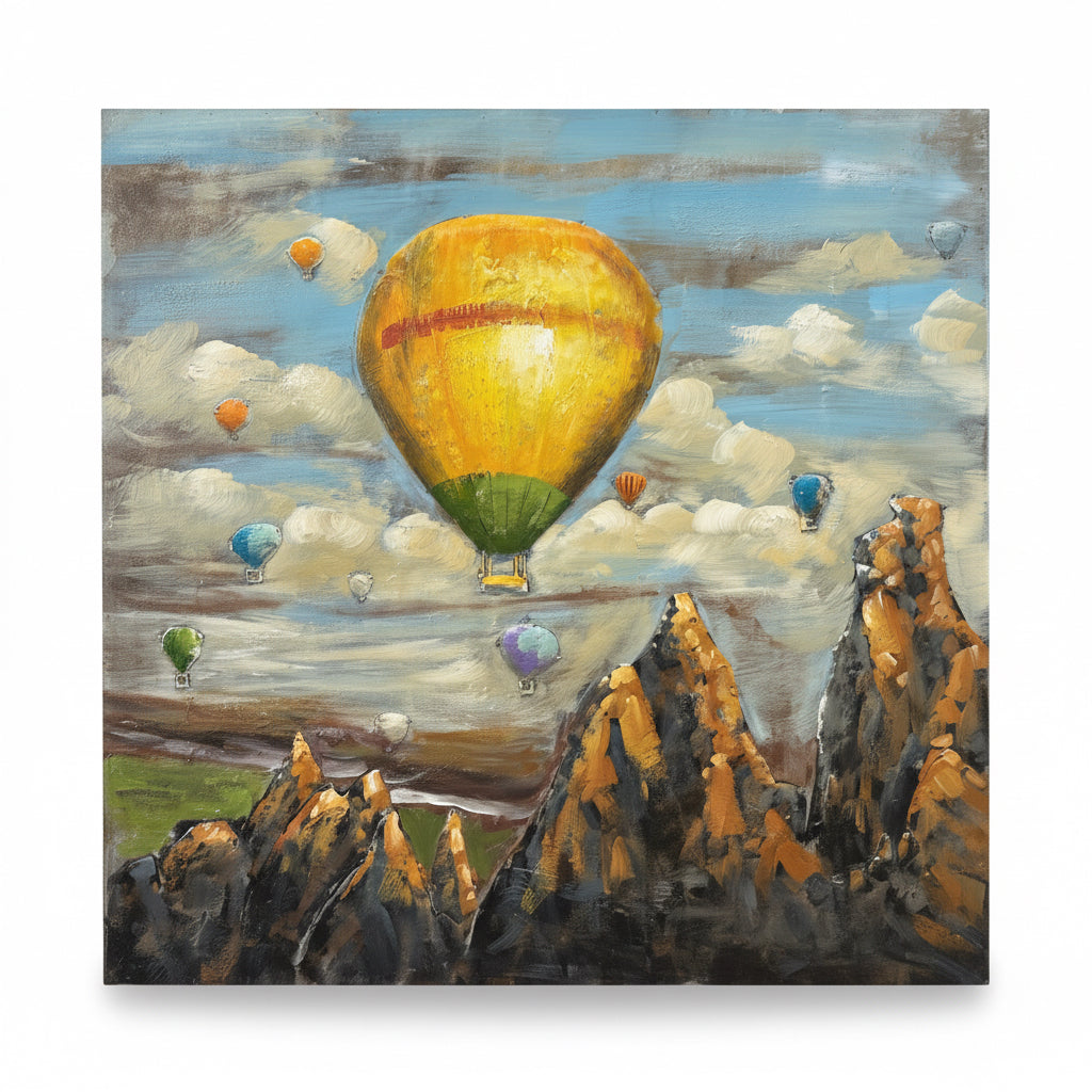 3D WALL ART- SCENERY- HOT AIR BALLONS
