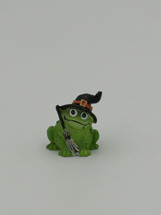 Hocus Croakus - Charm de bolsillo de rana que brilla en la oscuridad