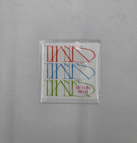 Thanks Thanks Thanks So Very Much