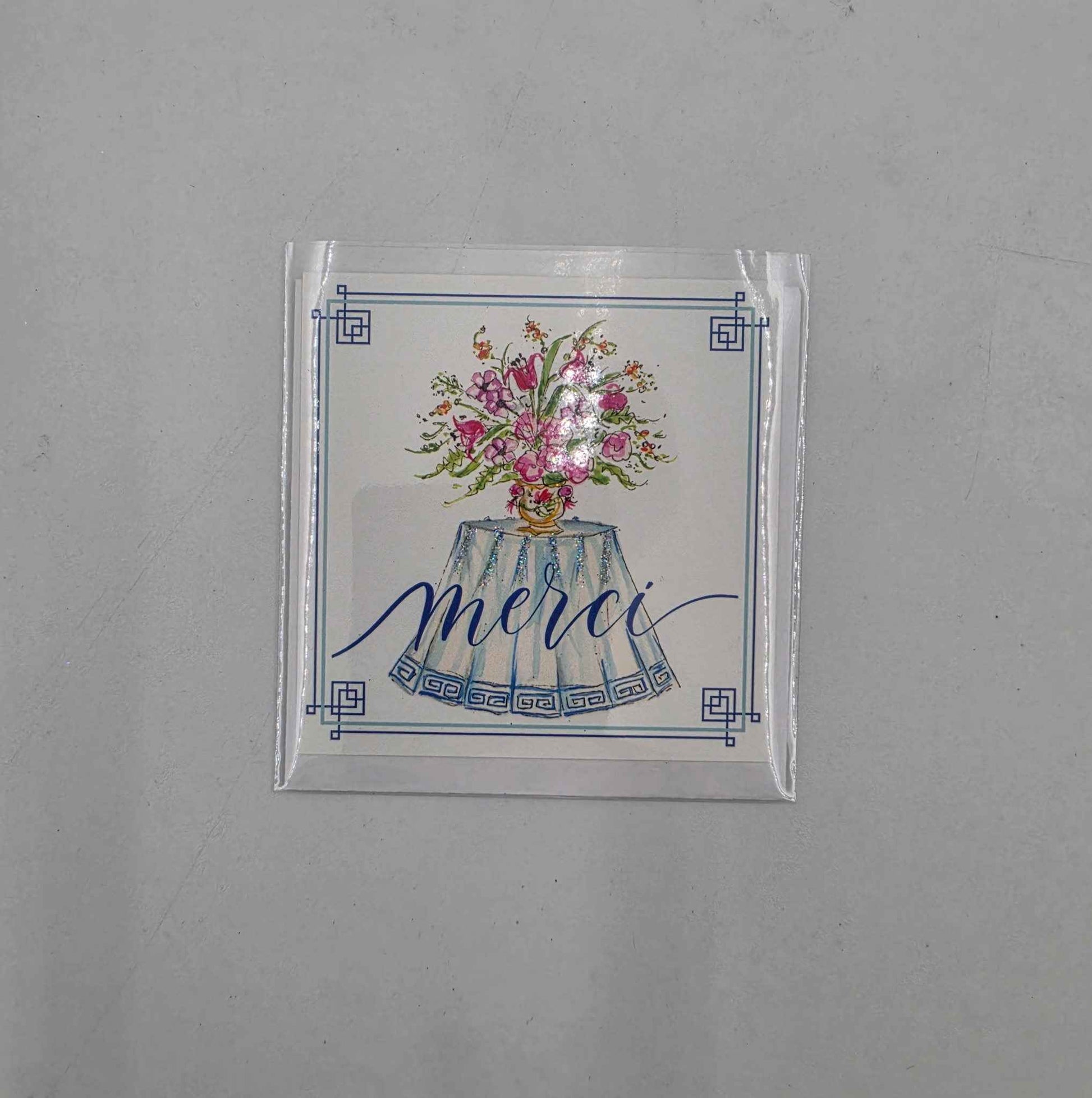 Merci Big Pink Flower
