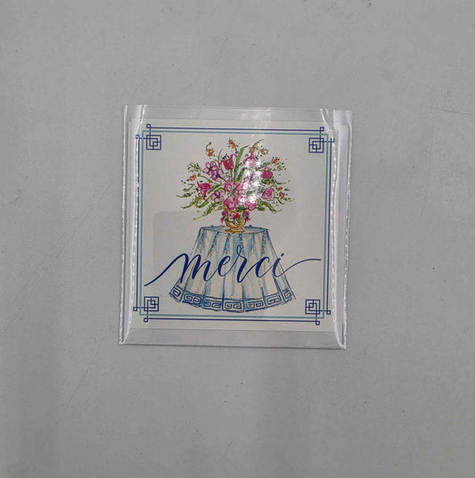 Merci Big Pink Flower