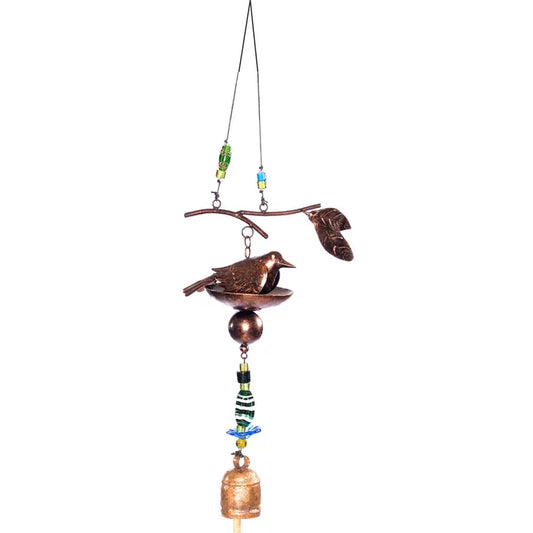 For the Bird Lovers/Coppertone/Beads & Bell