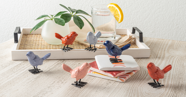 Mini pájaro en seis colores - Se vende por separado