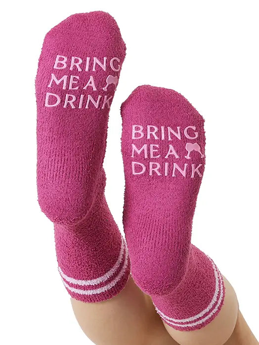 Bring me a Drink Fuzzy Socks