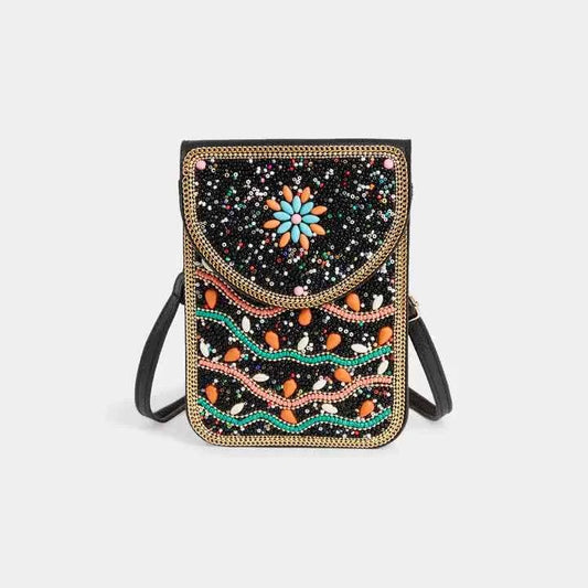 Artisan Beaded Crossbody