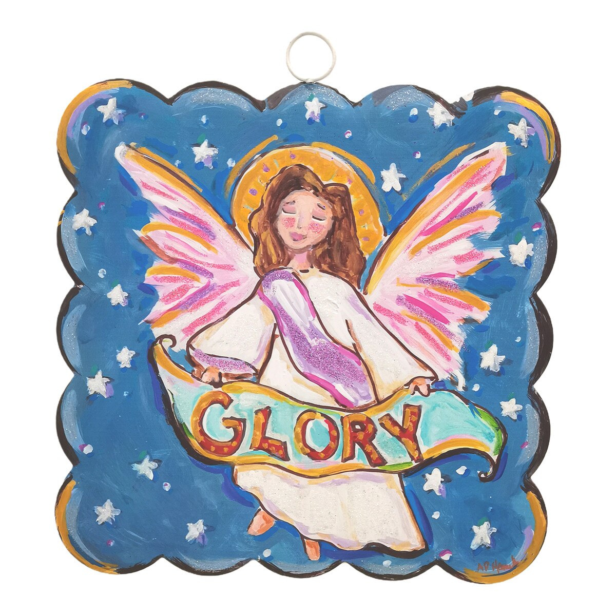 Large Scallop Art Glory Angel