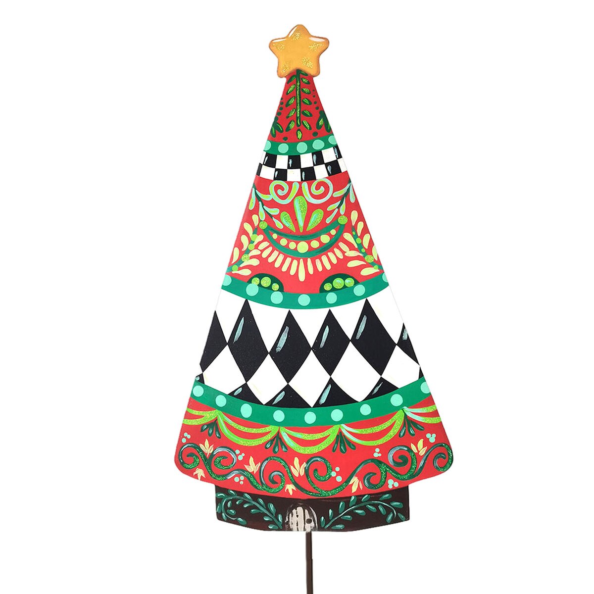 Yard Christmas Cottage Tree
