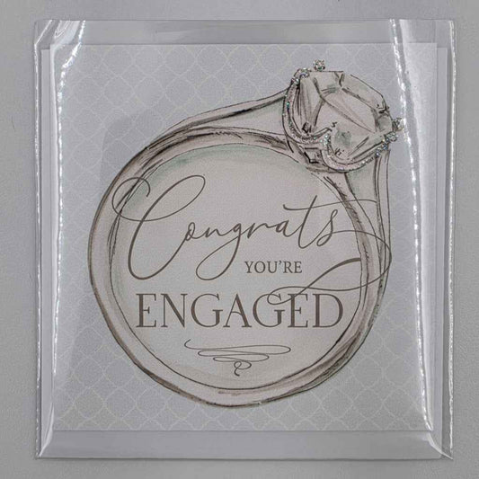 Congrats You're Engaged Greeting Card