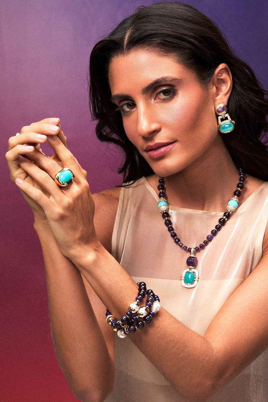 Cristina Sabatini Segall Earrings - Turquoise (Copy)