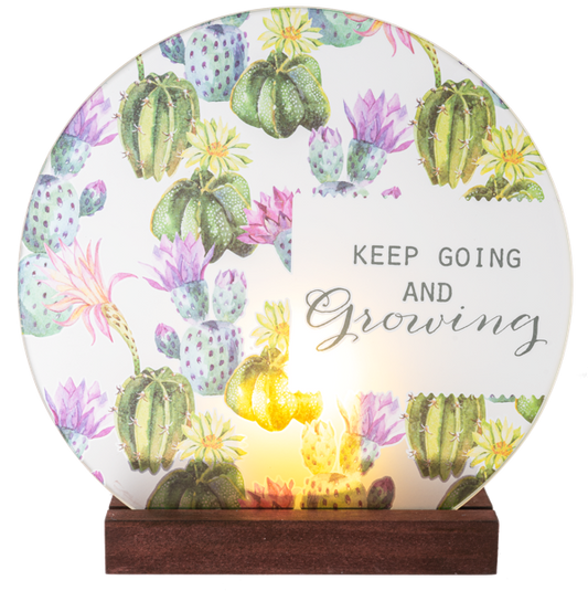 Keep Going & Growing light Up Plaques