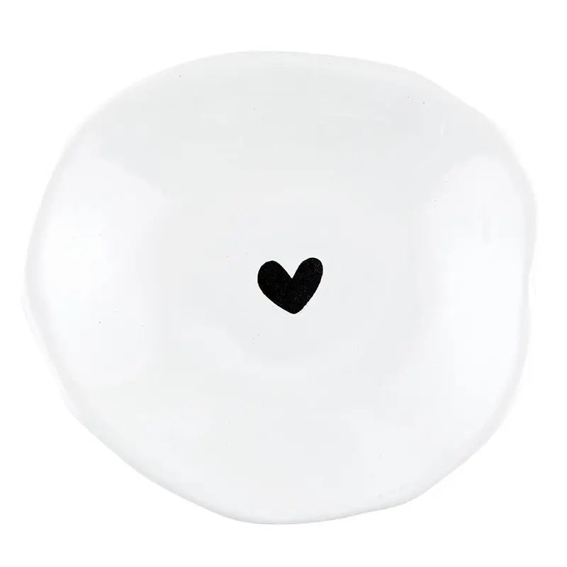 Ceramic Dip Plate-Heart