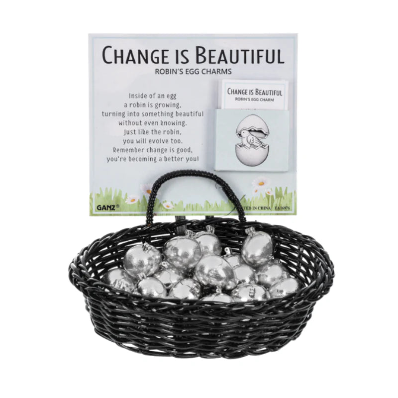 Change is Beautiful - Robin Bird Charm