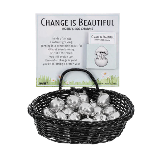 Change is Beautiful - Robin Bird Charm