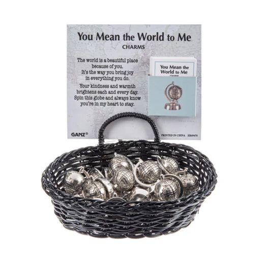 You Mean the World to Me Charm
