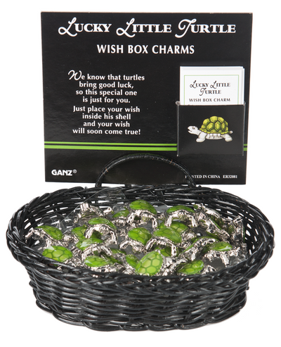 Lucky Little Turtle Wish Box Charm