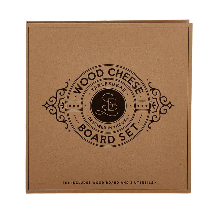 Wood Cheese Board Set - Bless This Home