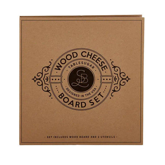 Wood Cheese Board Set - Bless This Home