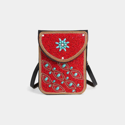 Artisan Beaded Crossbody