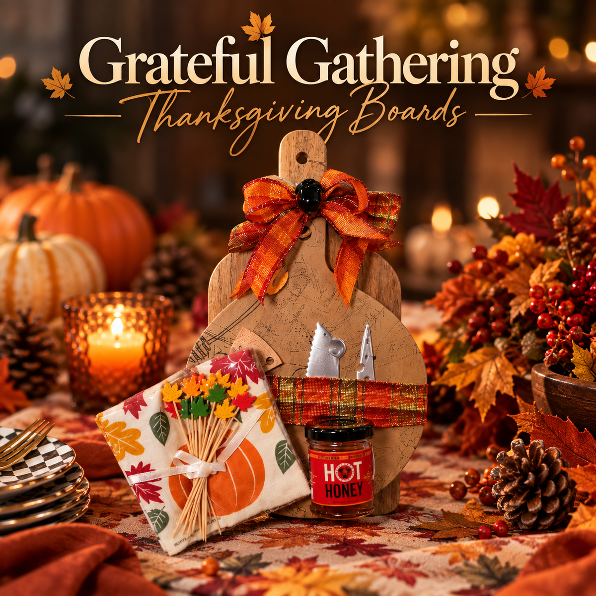 Grateful Gathering Thanksgiving Board - Small