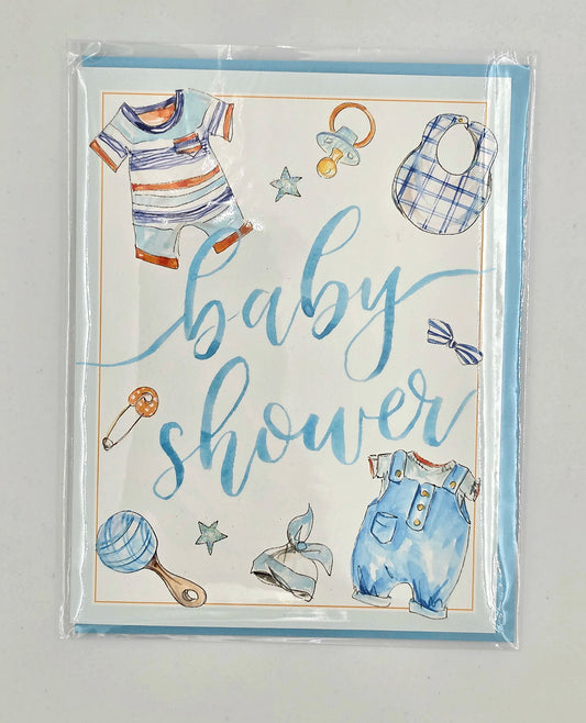 Baby Shower Blue Baby Clothes