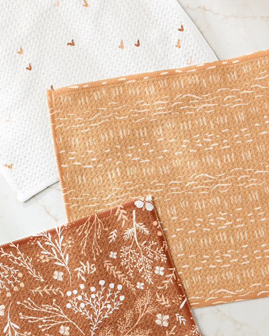 Geometry Dishcloth Set:  Gust of Wind