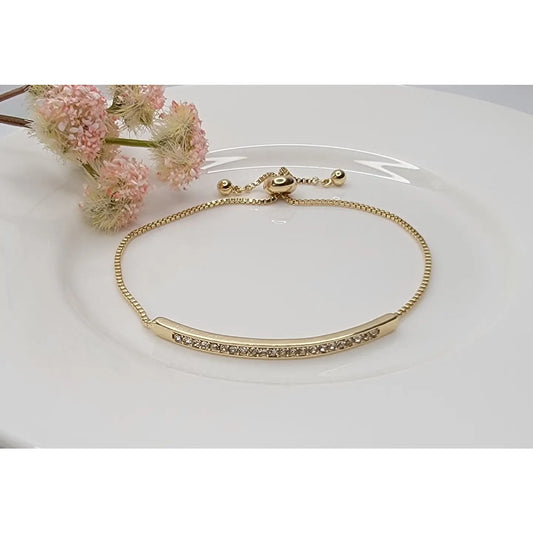 Clear Crystal Slide Bracelet