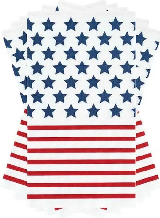 Americana Dinner Napkins - 16 Count