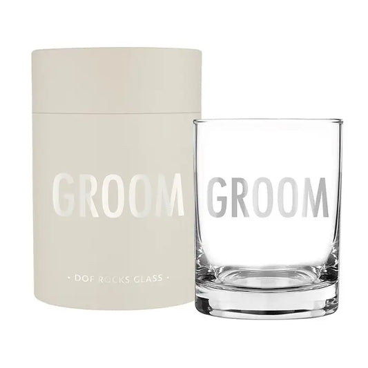 Double Old-Fashioned Glass-Groom
