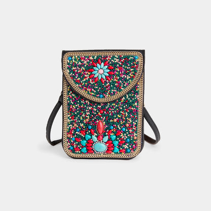 Artisan Beaded Crossbody