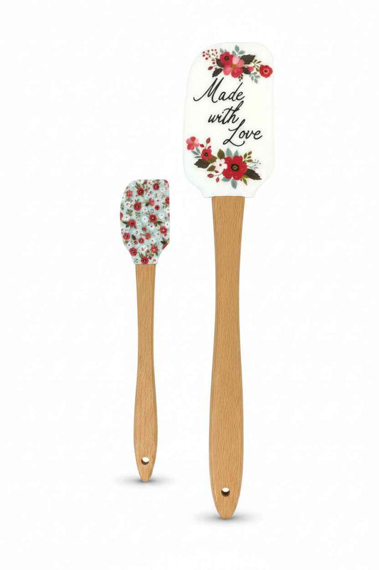 Made with Love Floral Spatula (2 pc. set)