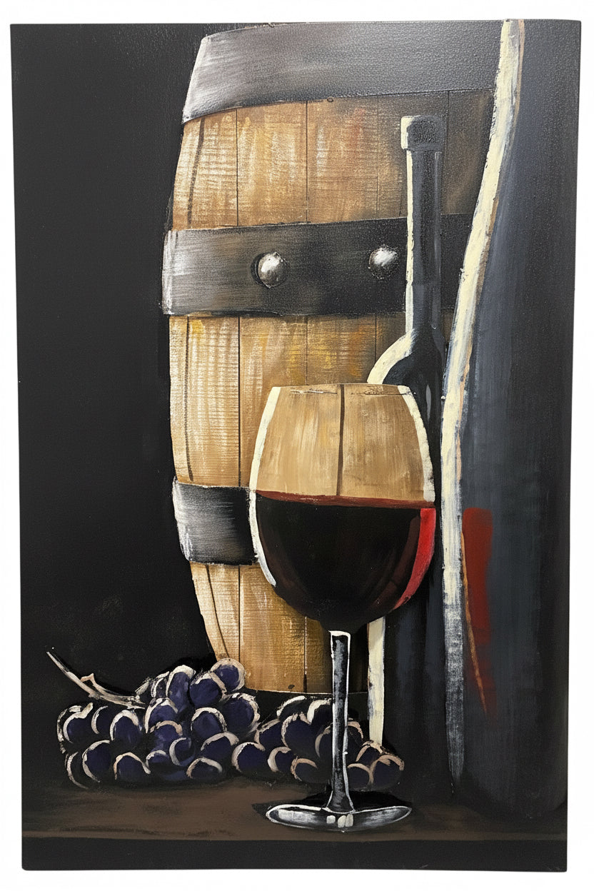 3D WALLART -WINE BARREL